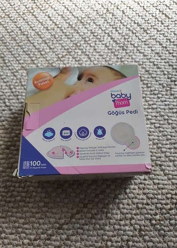 sıfır paketli Baby Mom Göğüs Pedi 100'lü