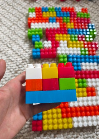 Diğer Renkli Lego Blokları Seti 108 adet