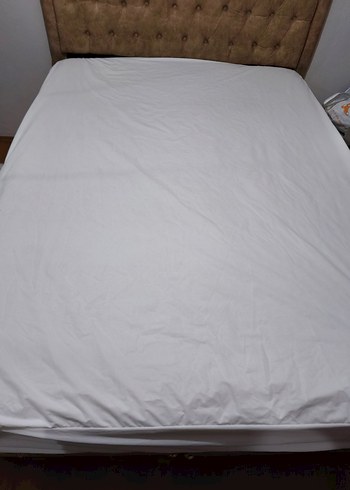 Madame Coco Beyaz Sıvı Geçirmez Çift Kişilik Yatak Alezi - Görsel 3