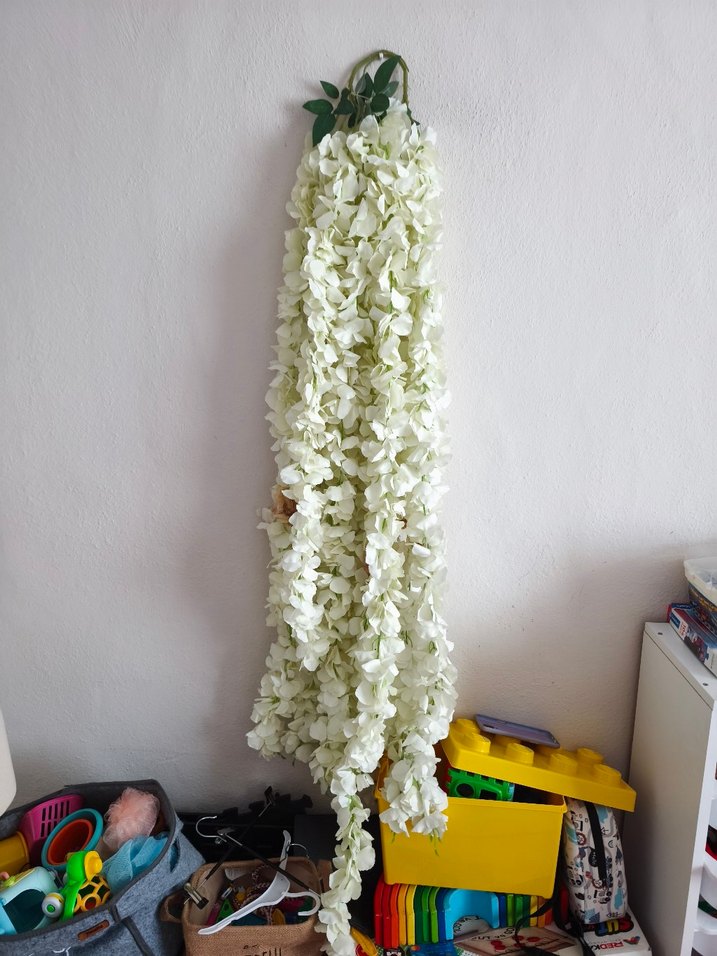 dolgun yapraklı akasya yapay çiçek dalı - Görsel 4