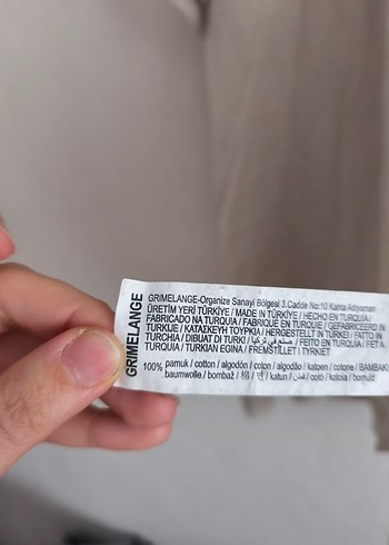 GRIMELANGE taş rengi erkek pamuklu tişört - Görsel 6