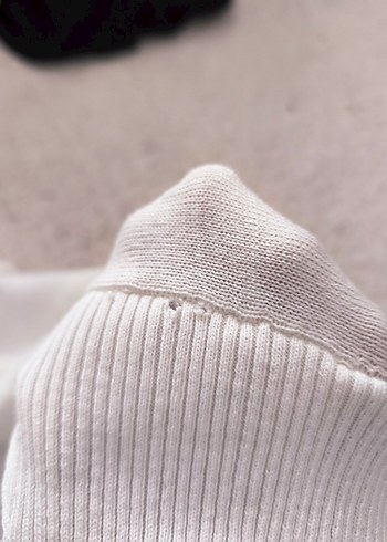 sıfır pul baskılı pamuklu triko kazak - Görsel 8