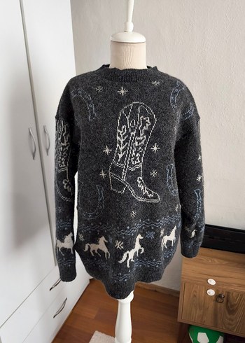 sıfır çok şık yumuşacık kazak - Görsel 2