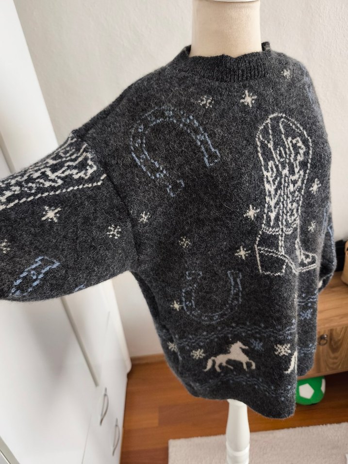 sıfır çok şık yumuşacık kazak - Görsel 4