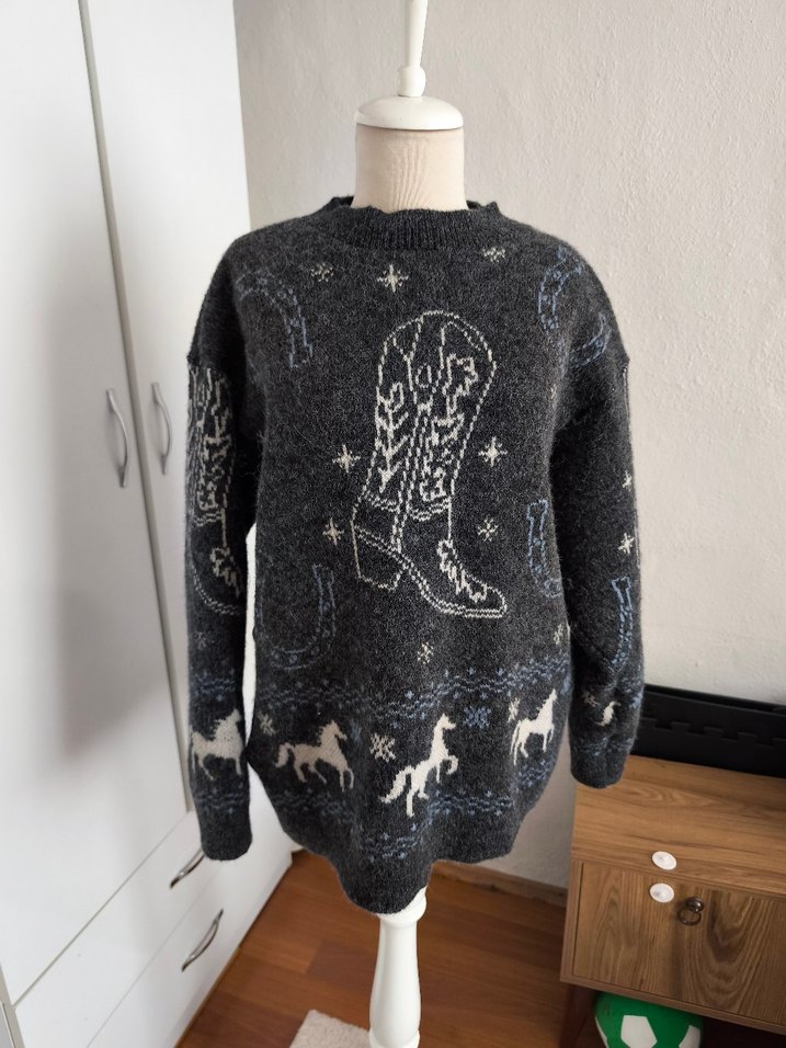 sıfır çok şık yumuşacık kazak - Görsel 2