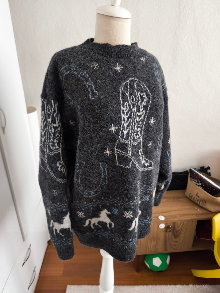 sıfır çok şık yumuşacık kazak - Görsel 3