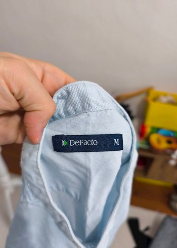 DEFACTO slim fit pamuklu gömlek - Görsel 7