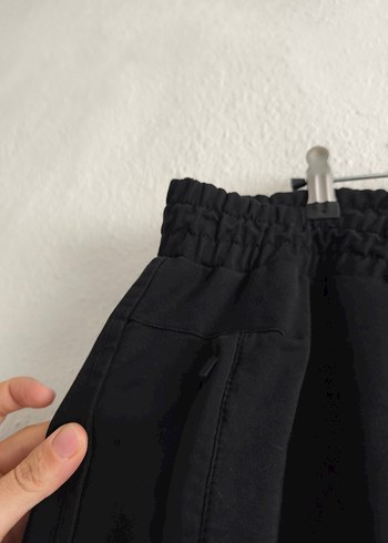 46 Beden Erkek Siyah Rahat Kesim pamuklu eşofman altı