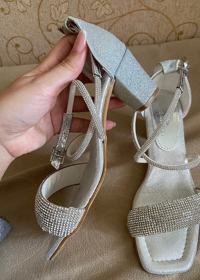 Kız çocuk topuklu ayakkabı - Görsel 2