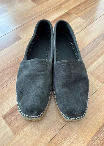 Gri Süet Espadril