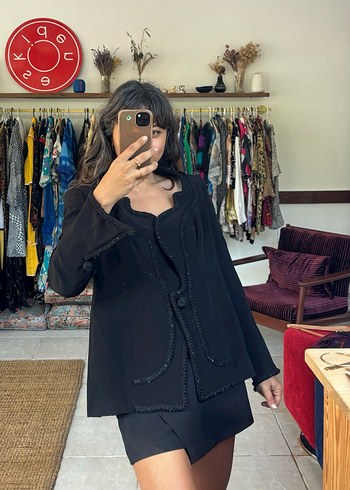 l Beden Vintage abiye ceket