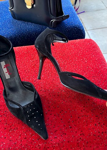 Vintage gerçek deri süer ayakkabı - Görsel 3