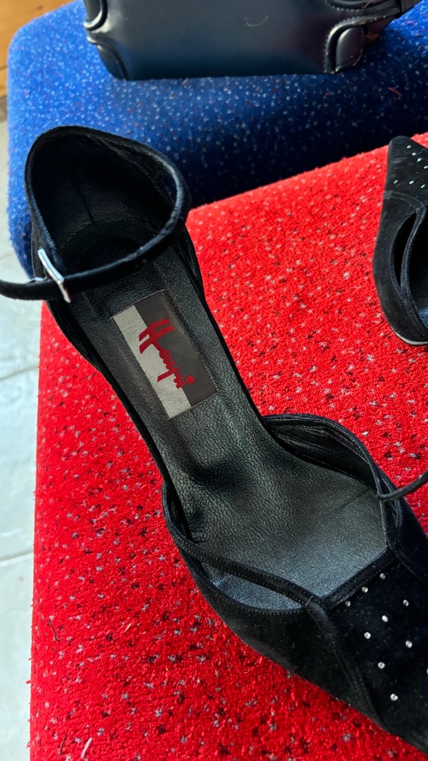 Vintage gerçek deri süer ayakkabı - Görsel 5