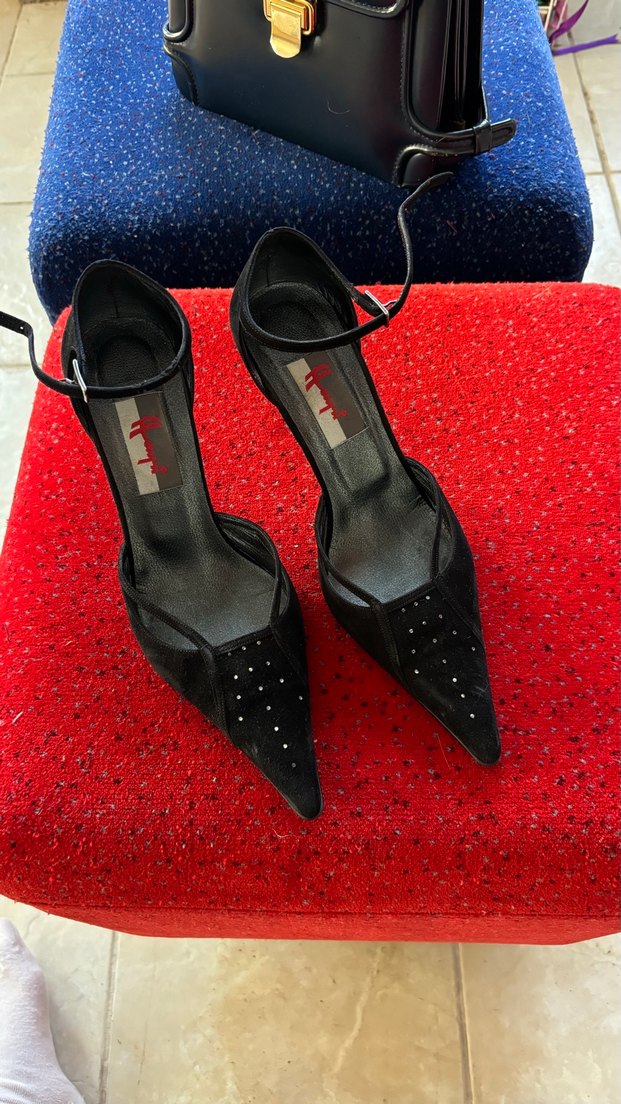 Vintage gerçek deri süer ayakkabı - Görsel 2