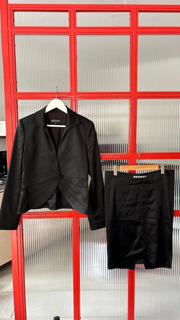 Vintage saten takım - 42 beden - Görsel 5