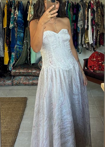 Vintage nişan elbisesi ya da gelinlik - Görsel 3