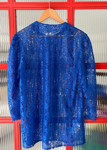 Vintage dantel abiye ceket - Görsel 8