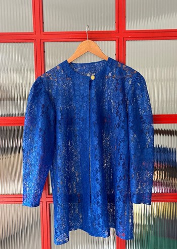 Vintage dantel abiye ceket - Görsel 5