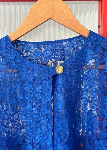 Vintage dantel abiye ceket - Görsel 6