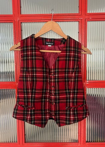 Vintage Yün yelek - Görsel 4