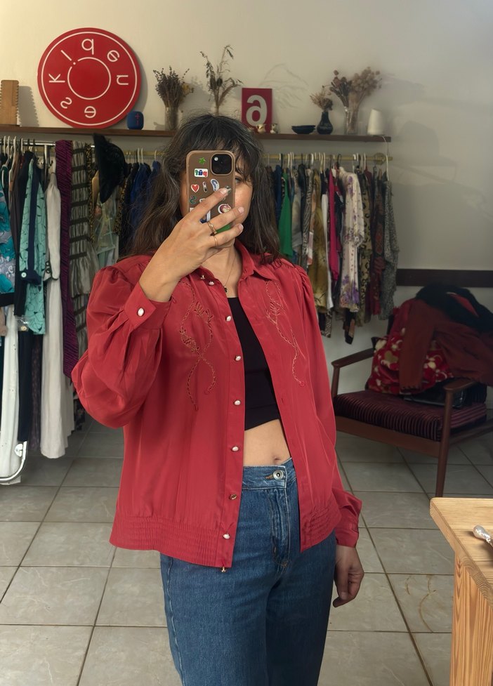 Vintage gömlek - Görsel 4