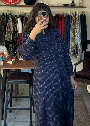 Bintage yün elbise - Görsel 2