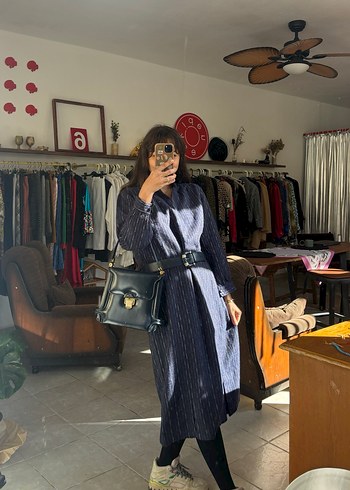 Bintage yün elbise - Görsel 7