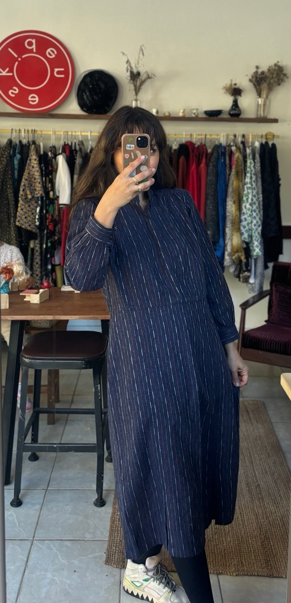 Bintage yün elbise - Görsel 2