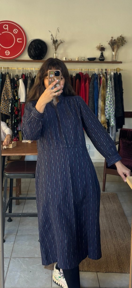 Bintage yün elbise - Görsel 3