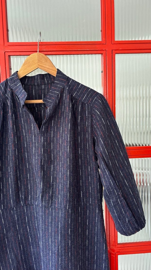 Bintage yün elbise - Görsel 5