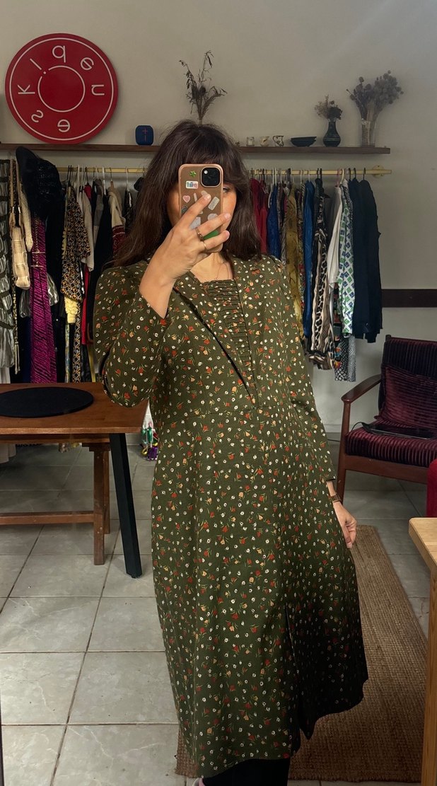 Vintage elbise - Görsel 3