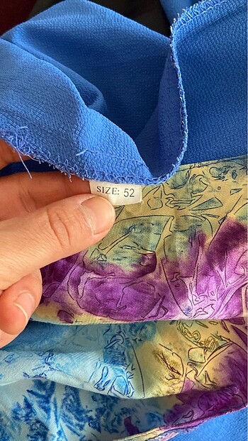 52 Beden çeşitli Renk Vintage bluz