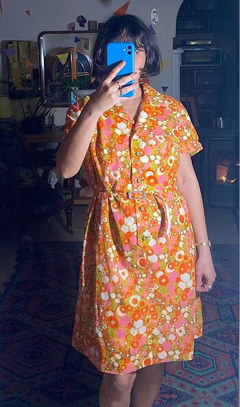 46 Beden Vintage elbise