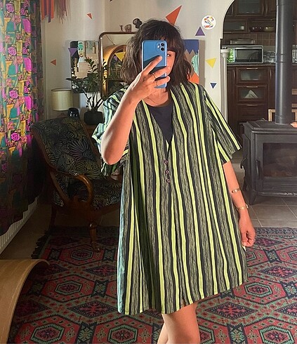 48 Beden Vintage ceket elbise