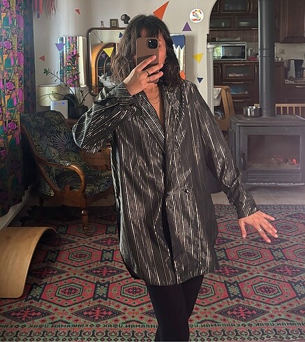 xxl Beden çeşitli Renk Vintage parlak ceket