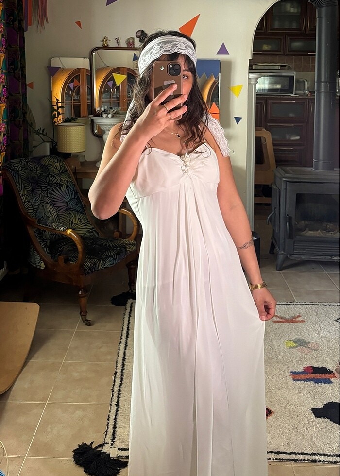 Vintage gelinlik - Görsel 2