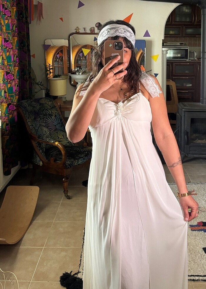 Vintage gelinlik - Görsel 3