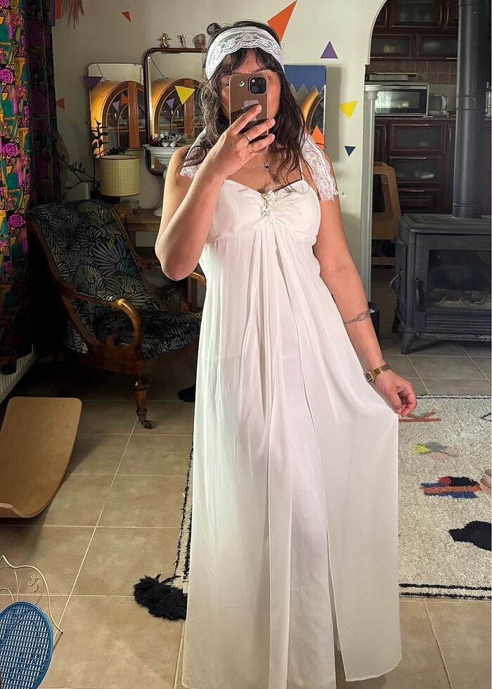 Vintage gelinlik - Görsel 5