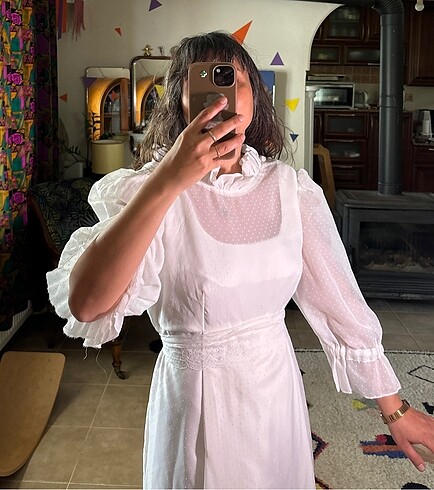 Vintage gelinlik - Görsel 6