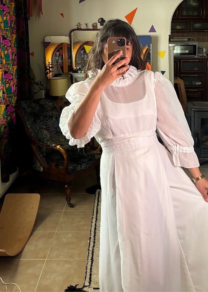 Vintage gelinlik - Görsel 2