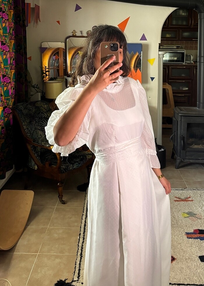 Vintage gelinlik - Görsel 3