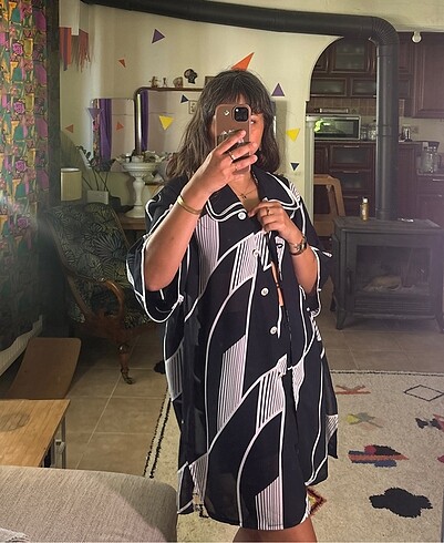 American Vintage Vintage şifon gömlek
