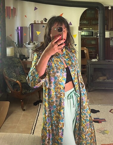 s Beden çeşitli Renk Vintage kimono