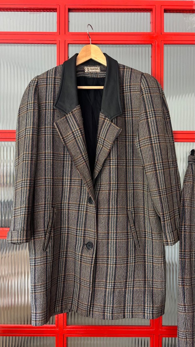 Vintage blazer ve etek takım — görsel 5/10