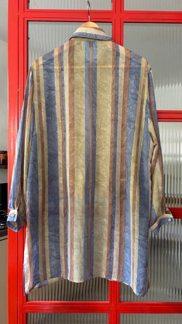Vintage şifon gömlek — görsel 7/9