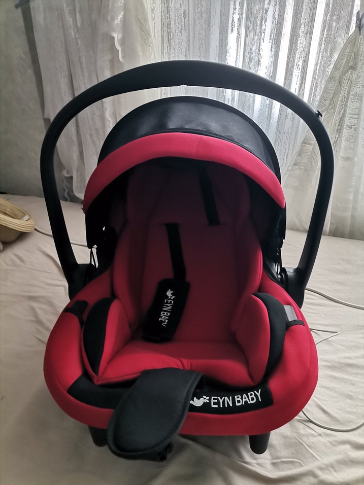 Koyu Kırmızı EYN BABY Bebek puset - Görsel 2