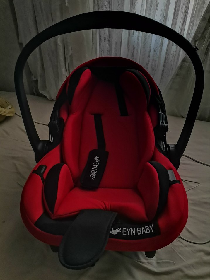 Koyu Kırmızı EYN BABY Bebek puset - Görsel 4