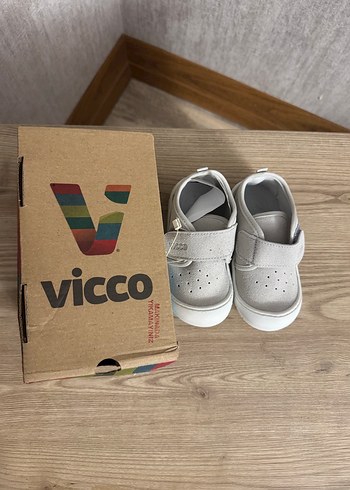 Vicco Erkek Bebek İlk Adım Ayakkabısı Gri