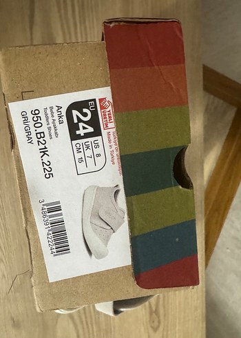 Vicco Vicco Erkek Bebek İlk Adım Ayakkabısı Gri