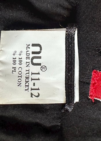 Nu Siyah Gri Çizgili Pilili Midi Etek
